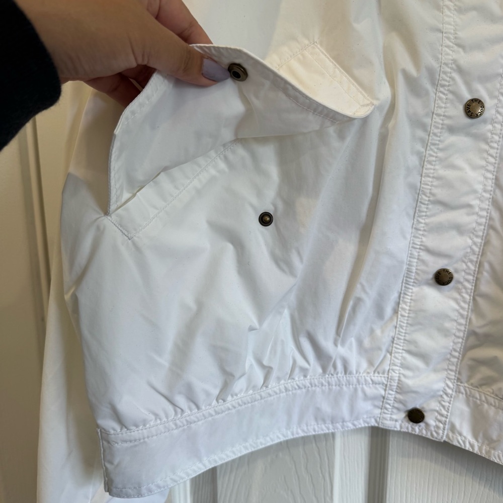 Save the Duck White Lightweight Button-Front Jack… - image 2